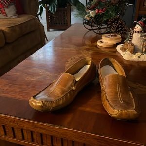 Men’s Clark driver loafer brown 10 m good condition